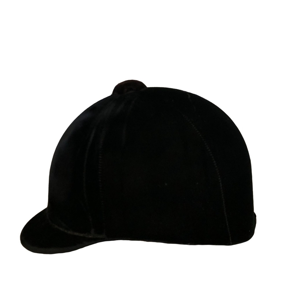 Troxel Grand Prix Classic 7 1/4" Black Velvet Equestrian SEI Certified Helmet
